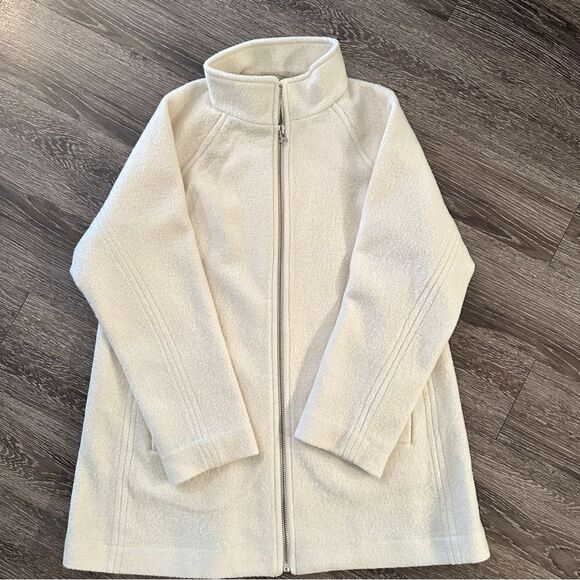 J.Crew Swingy Mockneck Coat Italian Blended Wool - Picture 5 of 9